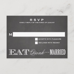 BE MARRIED CHALKBOARD OSA 3,5 x 5 Kort