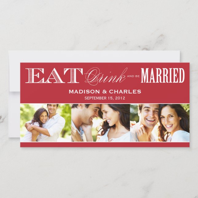 & BE MARRIED | SPARA DATUM MEDDELANDE (Framsida)