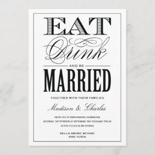 & BE MARRIED WEDDING-INBJUDANDE INBJUDNINGAR