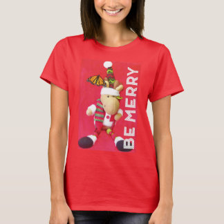 BE MERRY Helgdag T-shirt för kvinnor