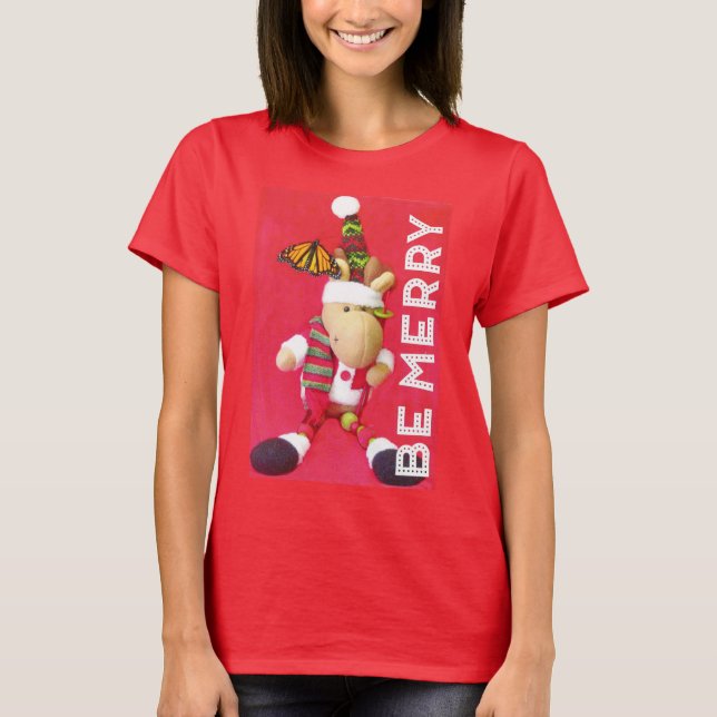 BE MERRY Helgdag T-shirt för kvinnor (Framsida)