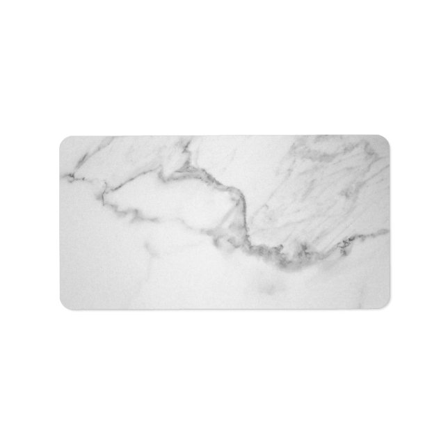 Be Merry Marble Address Label Adressetikett (Framsidan)