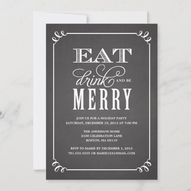 BE MERRY VINTAGE | INBJUDAN TILL JULFEST (Framsida)