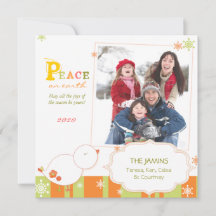 BE MERRY Winter Bird Helgdag Photo Card