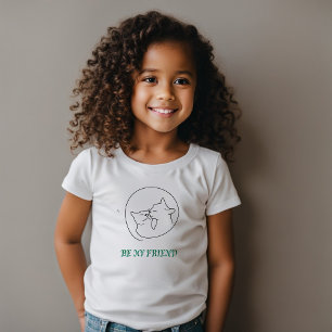 "Be min vän" Kids" T-Shirt - Cute Cats