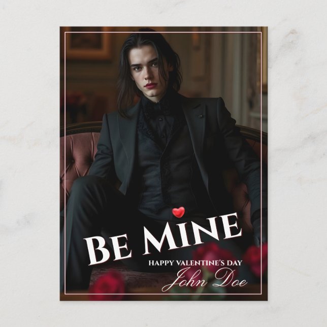 Be Mine – A Quiet Valentine’s Promise Vykort (Framsida)
