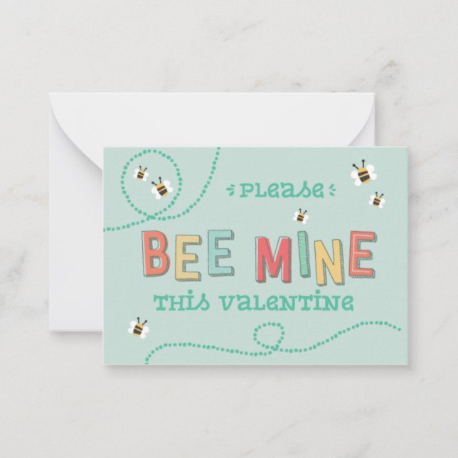 BE MINE ANTECKNINGSKORT (Framsida)