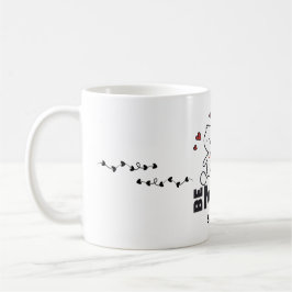 BE MINE - Cute Personlig Modern Valentine Kaffemugg