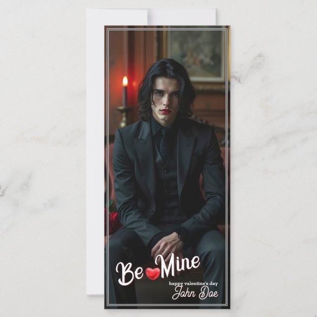 Be Mine – Dark Romantic Valentine Portrait Art (Framsida)