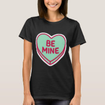 Be Mine Heart Cute Valentine Women’s TShirt Design