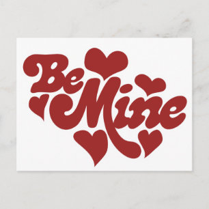 Be Mine Kärlek Vykort