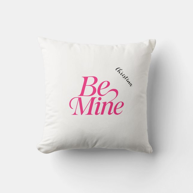 Be Mine Personalised Kudde (Framsida)