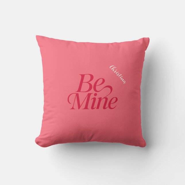 Be Mine Personalised Kudde (Framsida)