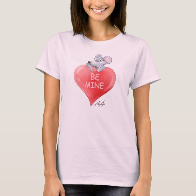 Be Mine Valentine Shirt Tee (Framsida)