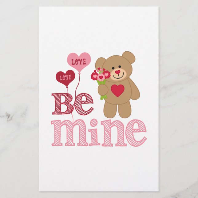 Be Mine Valentine Teddy (Framsida)