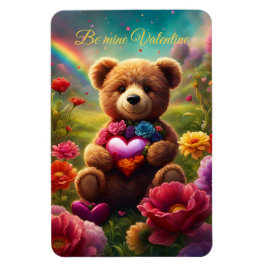 Be mine Valentine Teddy 1 Magnet