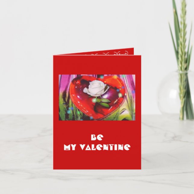 BE MITT VALENTINKort Helgkort (Framsida)