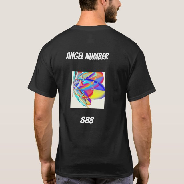 Be My Angel Number 888 T Shirt (Baksida)