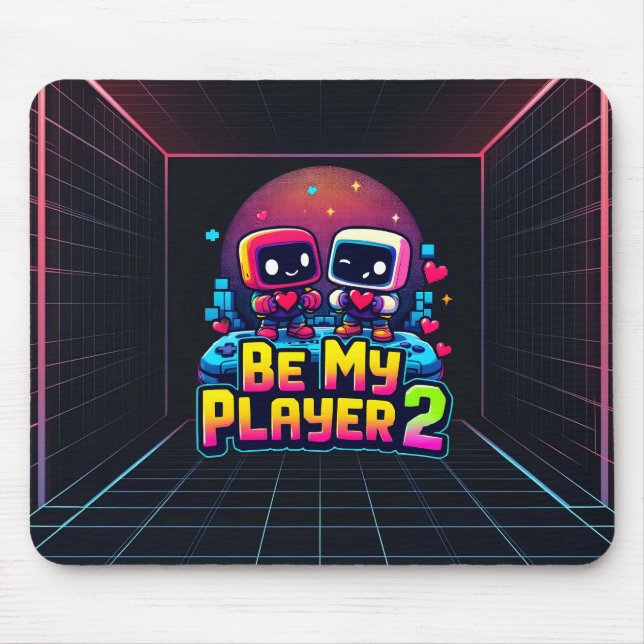 Be My Player 2 Mousepad – Romantic Gaming Accessor Musmatta (Framsidan)