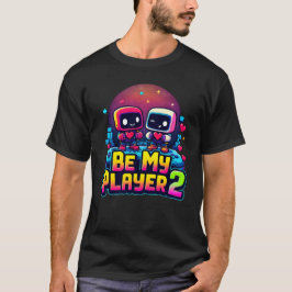 Be My Player 2 T-Shirt – Funny Gamer Couple Design