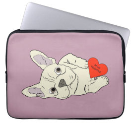 Be my Valentine, dog Laptop Fodral