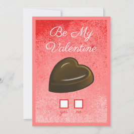 Be My Valentine Heart Julkort