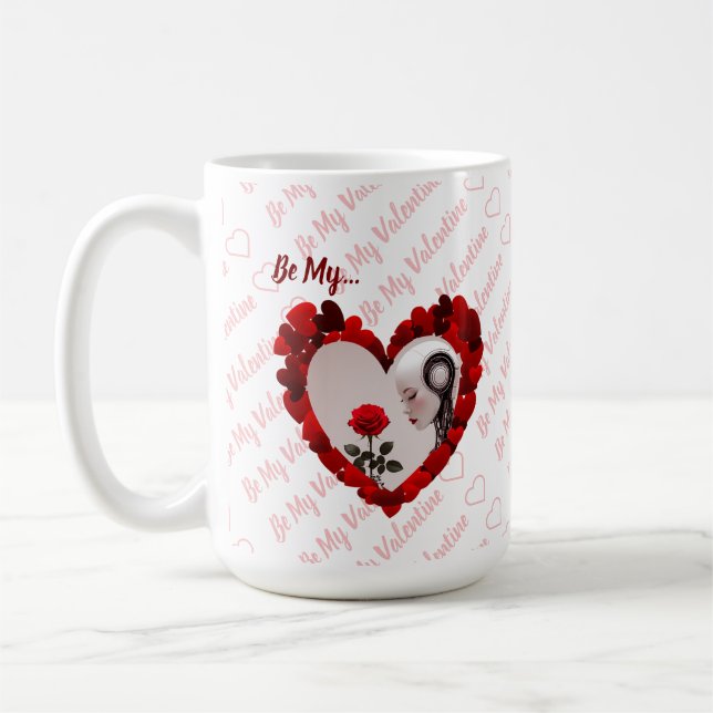 Be My Valentine ❤️ Kaffemugg (Vänster)