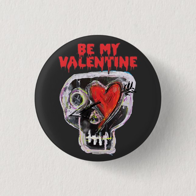 BE MY VALENTINE KNAPP (Framsida)