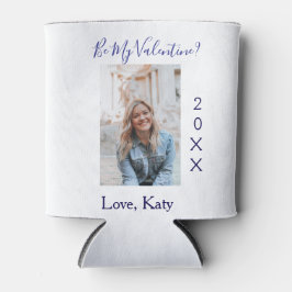 Be my valentine love name purple year photo simple