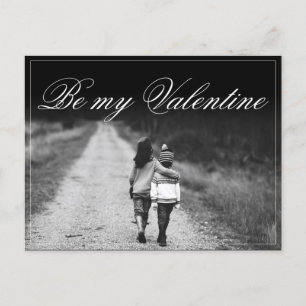 Be My Valentine  - Side by Side Vykort