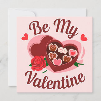 Be my valentine sweets julkort