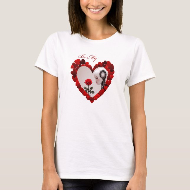 Be My Valentine ❤️ T Shirt (Framsida)