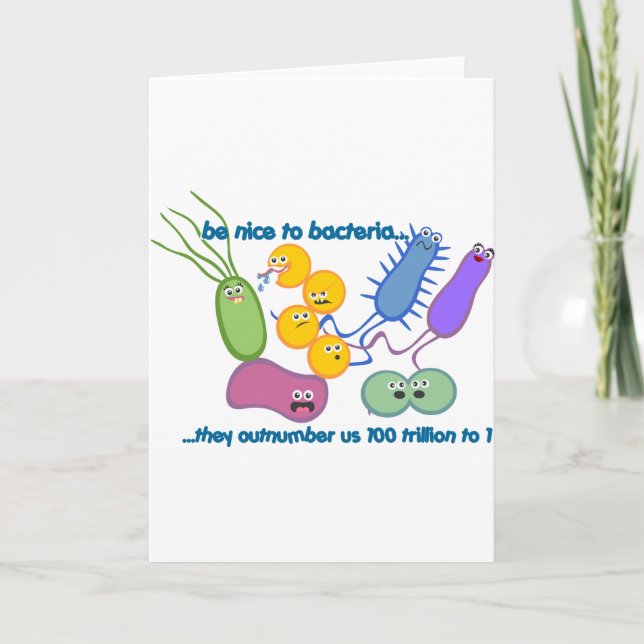 Be Nicer till Bacteria Kort (Framsida)