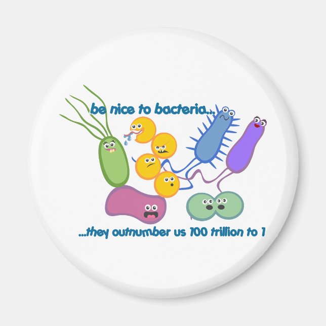 Be Nicer till Bacteria Magnet (Framsidan)