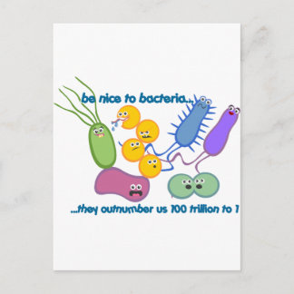 Be Nicer till Bacteria Vykort