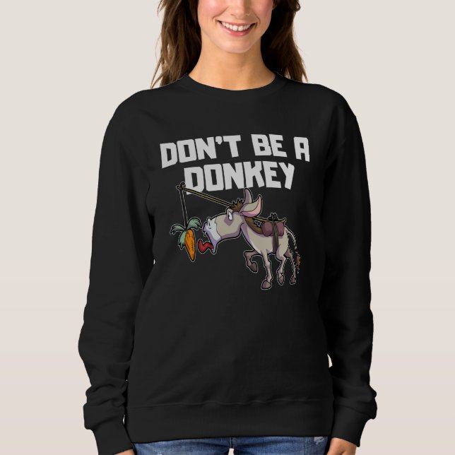 Be no don't be a Donkey finance stock exchange tra T Shirt (Framsida)