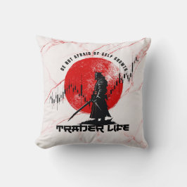 Be not afraid | Motivation | Samurai N Marble Kudde