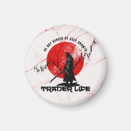 Be not afraid | Motivation | Samurai N Marble Magnet