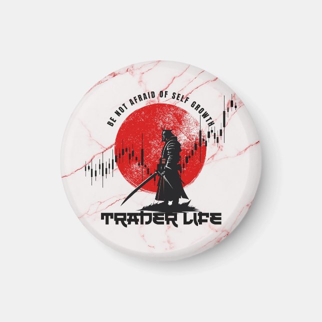 Be not afraid | Motivation | Samurai N Marble Magnet (Framsidan)