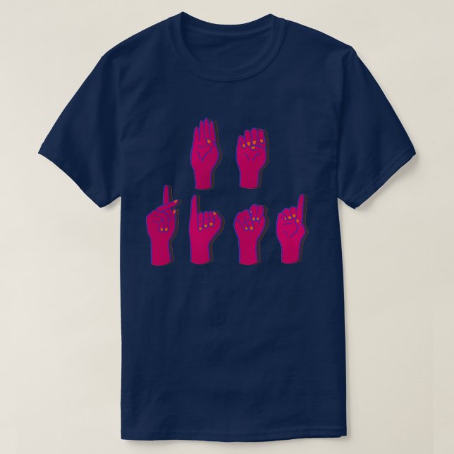 Be om ASL 10 T Shirt (Design framsida)