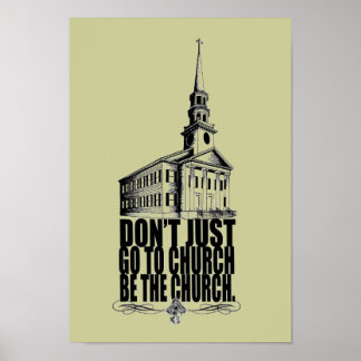 BE om kyrkans poster