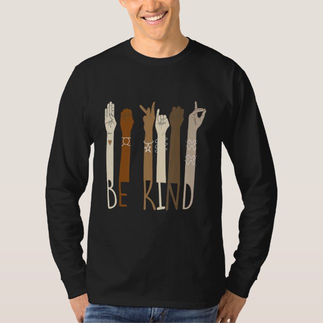 Be om stöd för Mörken för jämställdhet mellan olik T Shirt (Framsida)