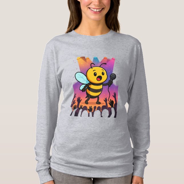 Be på scenen - Rap Vibes T Shirt (Framsida)