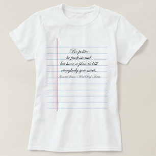 "Be Polite" Generallöjtnant Mad Hund Mattis Quote Tröja