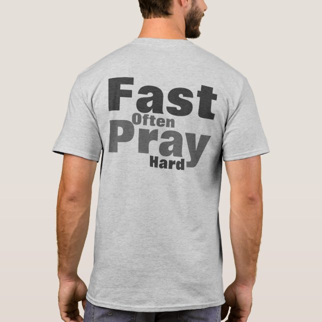 Be Prata Hårt Snabbt Ofta T-Shirt (Baksida)
