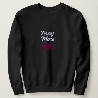 Be Prata Mer Oroa Mindre – Minimal Kristet Tro Des T Shirt