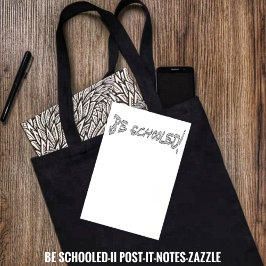 Be Schooled-II Post-it Block