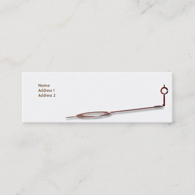 Be - smalan mini visitkort (Framsida)