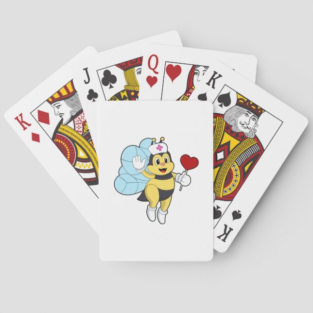 Be som sjuksköterska med Heart.PNG Casinokort (Baksidan)