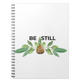 Be Still Inspirational Olive Branch Faith Notebook Anteckningsbok